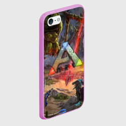 Чехол для iPhone 5/5S матовый Ark: Survival Evolved - фото 2