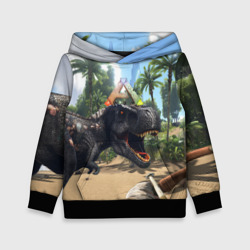 Детская толстовка 3D Ark Survival Evolved - тиранозавр рычит