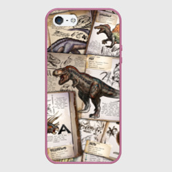 Чехол для iPhone 5/5S матовый Ark Survival Evolved