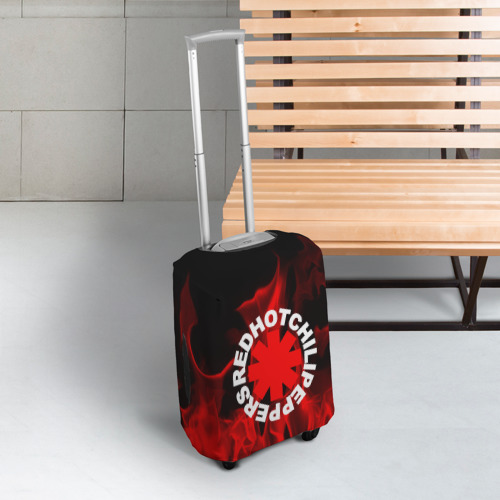 Чехол для чемодана 3D Red Hot Chili Peppers, цвет 3D печать - фото 3