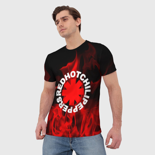 Мужская футболка 3D Red Hot Chili Peppers - фото 3