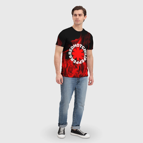 Мужская футболка 3D Red Hot Chili Peppers - фото 5