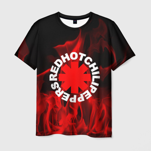 Мужская футболка 3D Red Hot Chili Peppers, цвет 3D печать