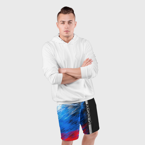 Мужские шорты спортивные Зарипов Денис, цвет 3D печать - фото 5