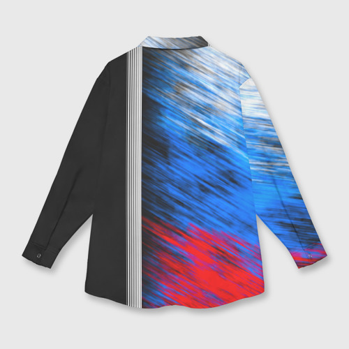 Мужская рубашка oversize 3D с принтом Зарипов Денис, вид сзади #1