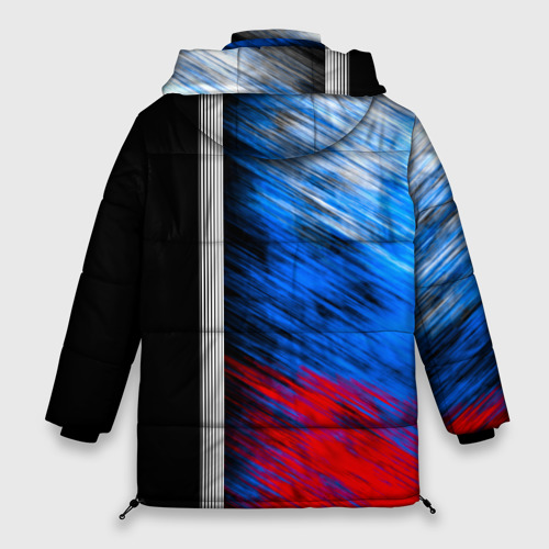 Женская зимняя куртка 3D с принтом Зарипов Денис, вид сзади #1