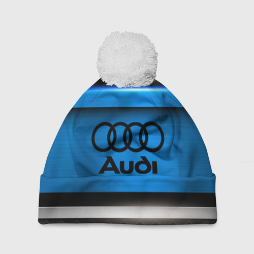 Шапка 3D c помпоном AUDI SPORT