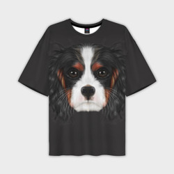 Мужская футболка oversize 3D Cavalier King Charles