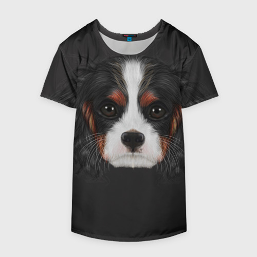 Накидка на куртку 3D Cavalier King Charles, цвет 3D печать - фото 4