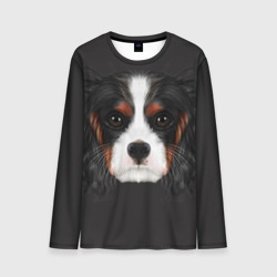 Мужской лонгслив 3D Cavalier King Charles