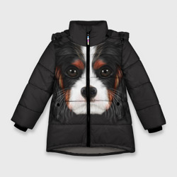 Зимняя куртка для девочек 3D Cavalier King Charles