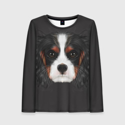 Женский лонгслив 3D Cavalier King Charles