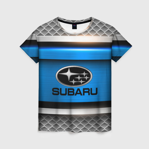 Женская футболка 3D Subaru sport, цвет 3D печать