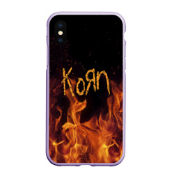 Чехол для iPhone XS Max матовый Korn