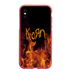 Чехол для iPhone XS Max матовый Korn