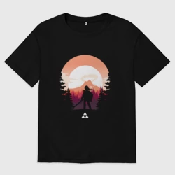 Женская футболка хлопок Oversize Зельда