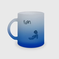 Кружка матовая стеклянная Korn