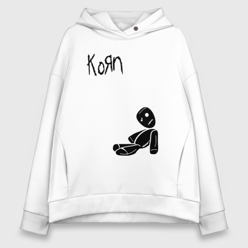 Женское худи Oversize хлопок Korn