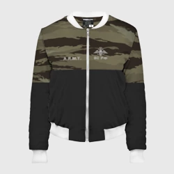 Женский бомбер 3D Камуфляж ВС РФ