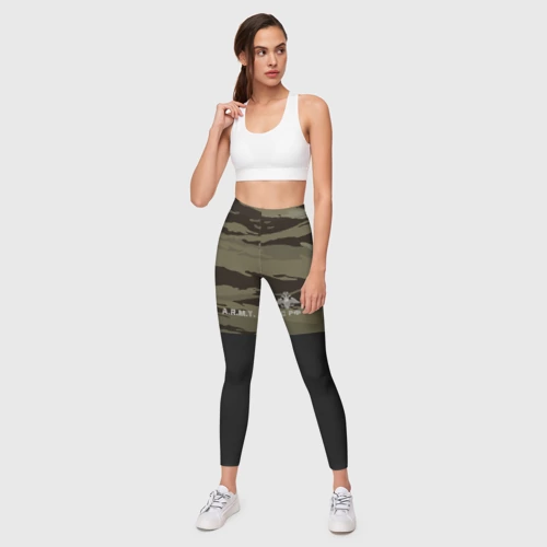 Леггинсы 3D Камуфляж ВС РФ - фото 5