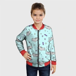 Детский бомбер 3D Кавайные котики - фото 2