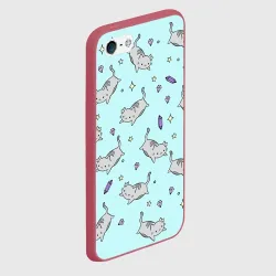 Чехол для iPhone 5/5S матовый Кавайные котики - фото 2