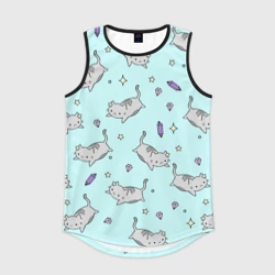 Мужская спортивная майка 3D Кавайные котики