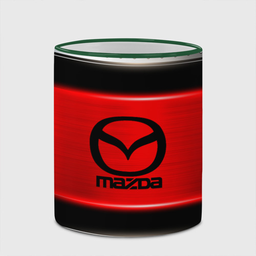 Кружка с полной запечаткой Mazda, цвет Кант зеленый - фото 4