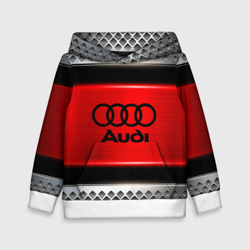 Детская толстовка 3D AUDI, цвет белый