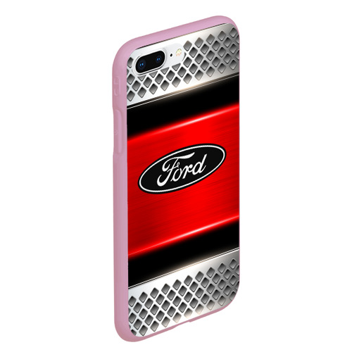 Чехол для iPhone 7Plus/8 Plus матовый Ford, цвет розовый - фото 3
