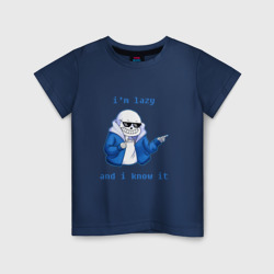 Детская футболка хлопок Sans