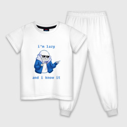 Детская пижама хлопок Sans