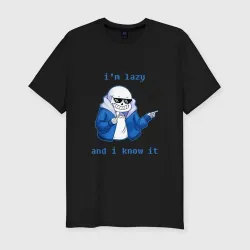 Мужская футболка хлопок Slim Sans