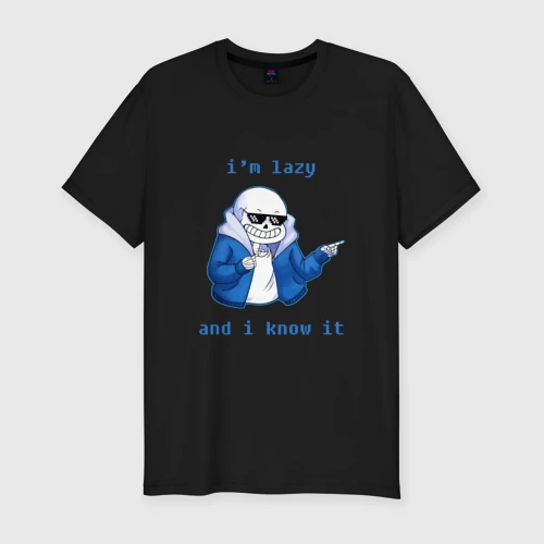 Мужская футболка хлопок Slim Sans