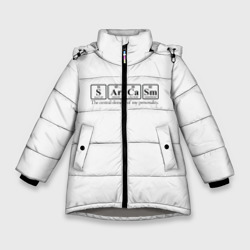 Зимняя куртка для девочек 3D Sarcasm