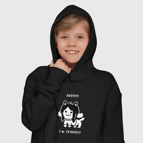 Детское худи Oversize хлопок Undertale, цвет черный - фото 12