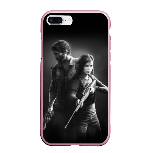 Чехол для iPhone 7Plus/8 Plus матовый The Last of Us, цвет розовый