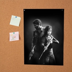 Постер с принтом The Last of Us для любого человека, вид спереди №2. Цвет основы: белый