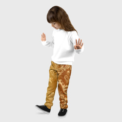 Детские брюки 3D Золотой узор - фото 2