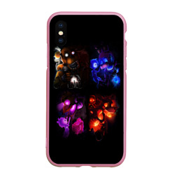 Чехол для iPhone XS Max матовый Five Nights At Freddy's 4