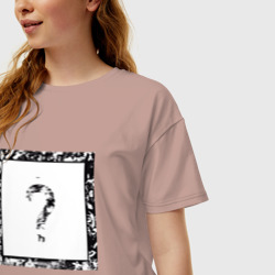 Женская футболка хлопок Oversize XXXTentacion 4 - фото 2
