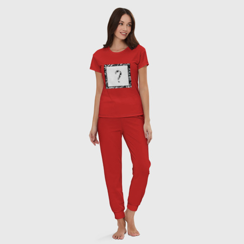 Женская пижама хлопок XXXTentacion 4, цвет красный - фото 5