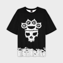 Мужская футболка oversize 3D Five Finger Death Punch