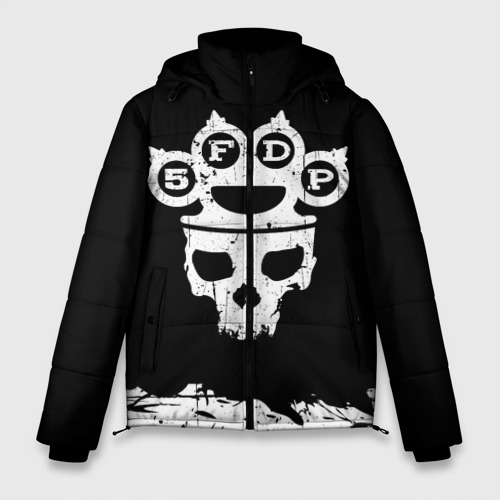 Мужская зимняя куртка 3D Five Finger Death Punch, цвет черный