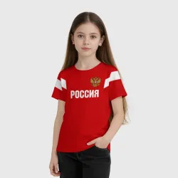 Детская футболка 3D Сборная России - фото 2