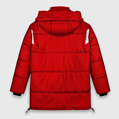 Женская зимняя куртка Oversize Сборная России, цвет красный - фото 2