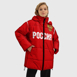 Женская зимняя куртка Oversize Сборная России - фото 2