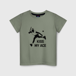 Детская футболка хлопок Kiss My Ace