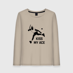 Женский лонгслив хлопок Kiss My Ace