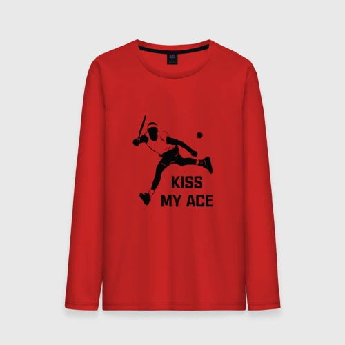 Мужской лонгслив хлопок Kiss My Ace Теннис